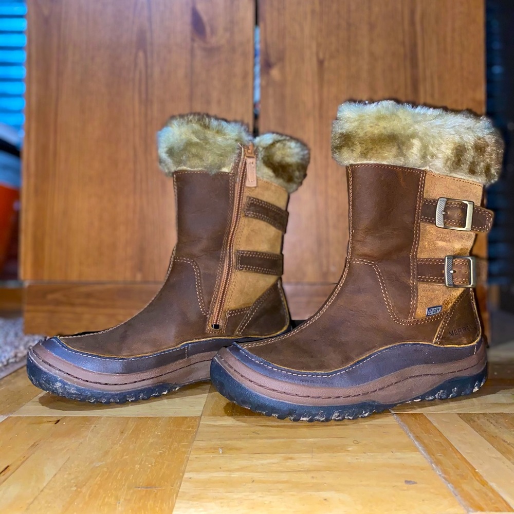 Merrell Decora Chant Waterproof Fur Collar